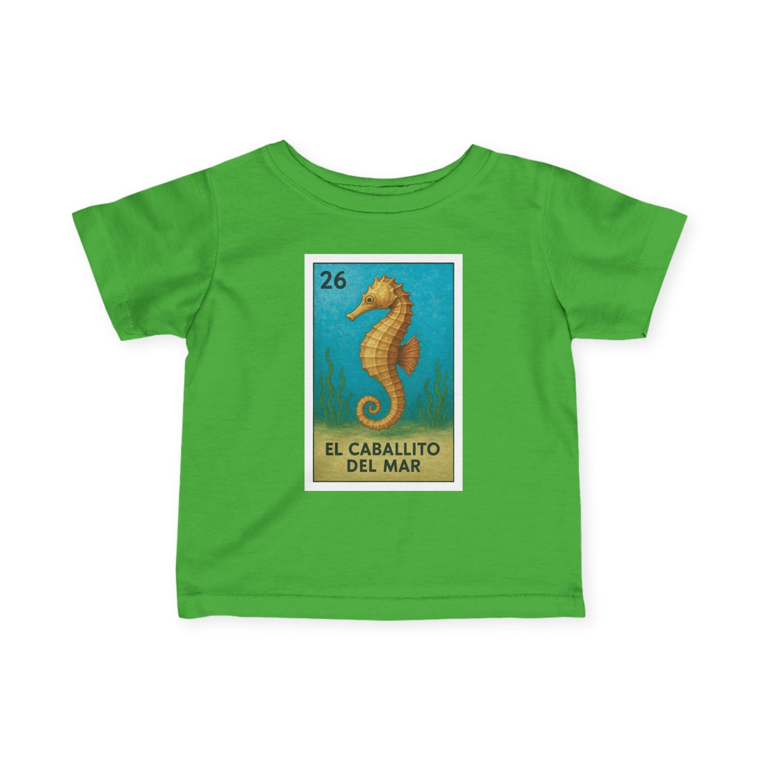 Seahorse Lotería - Infant 100% Cotton T-Shirt (La Orca)