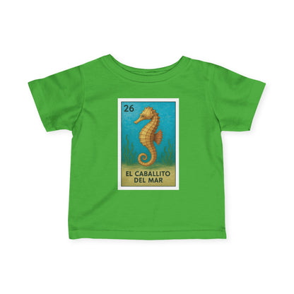 Seahorse Lotería - Infant 100% Cotton T-Shirt (La Orca)