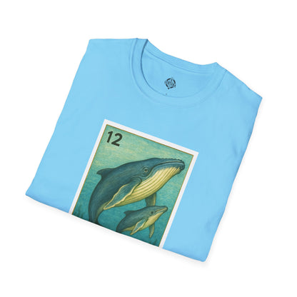 Whale Lotería Unisex - Soft Style U.S. Cotton T-Shirt (La Ballena)