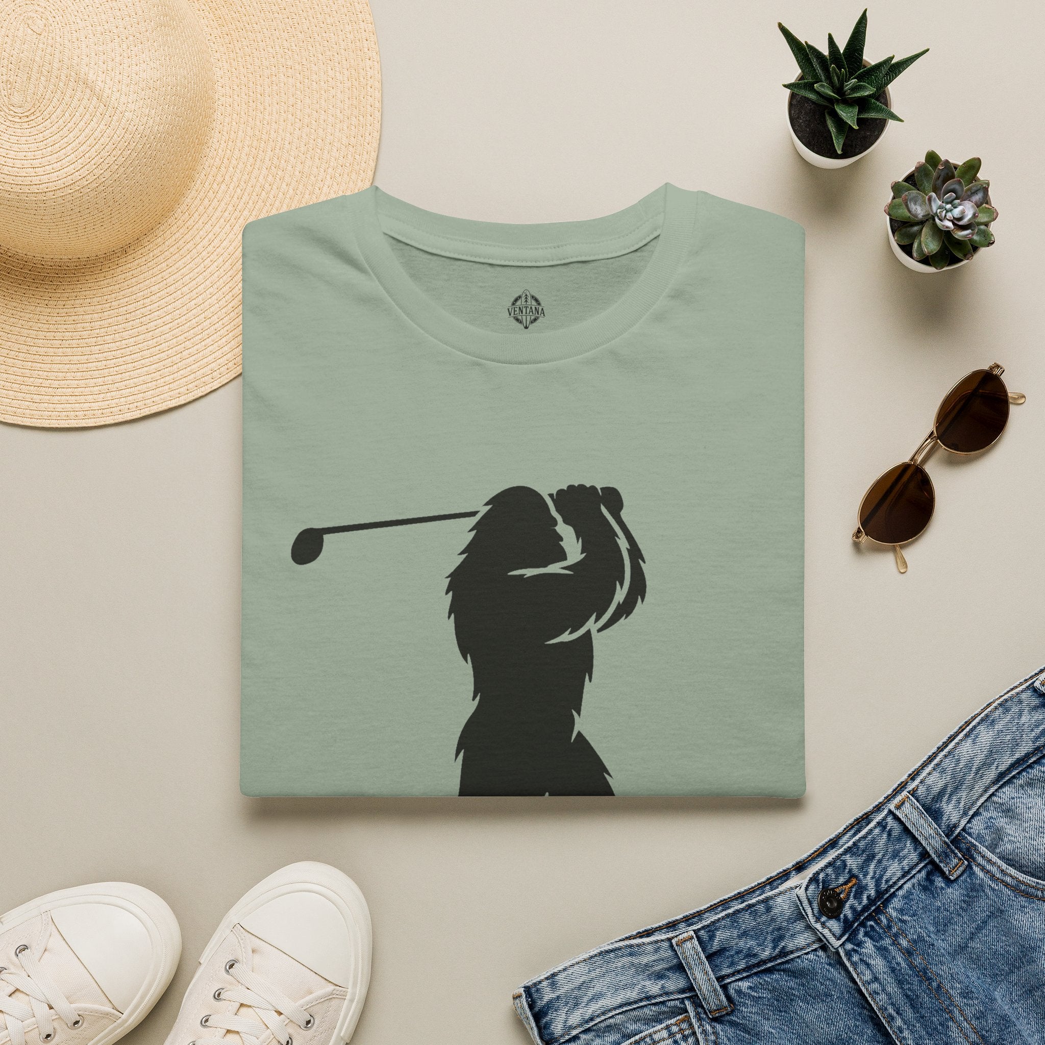 Ventana Golfsquatch Unisex - U.S. Cotton T-Shirt