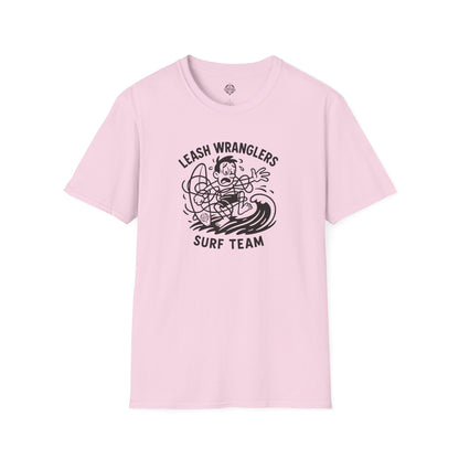 Leash Wranglers Surf Team Unisex - Soft Style U.S. Cotton T-Shirt