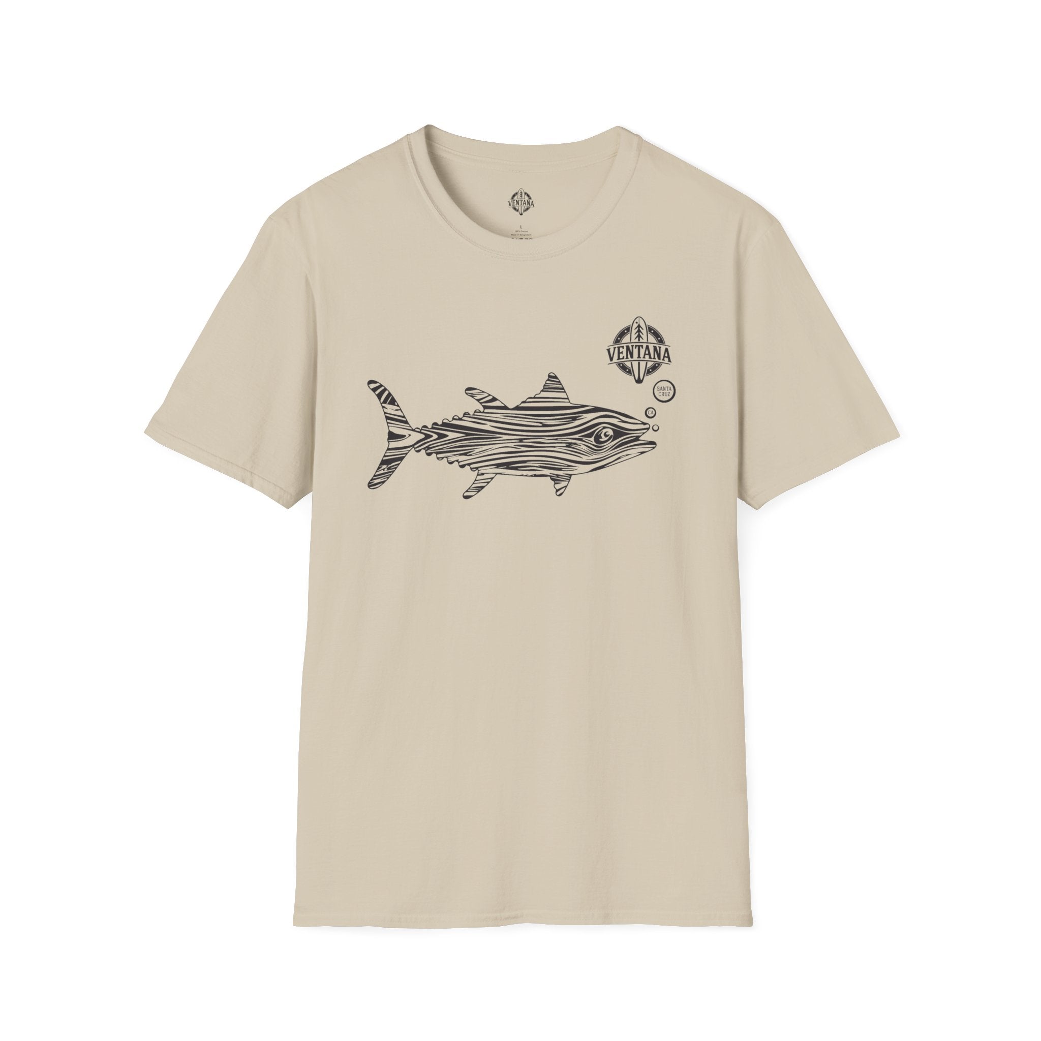 Ventana Wooden Tuna Unisex - Soft Style U.S. Cotton T-Shirt