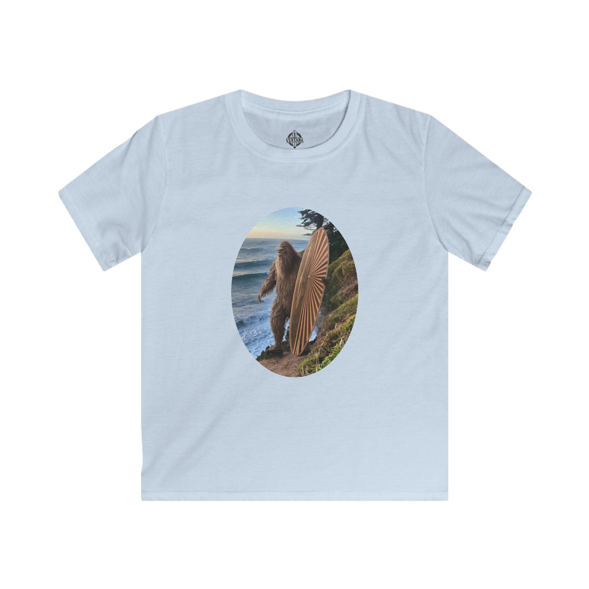 Ventana Real Surfsquatch Kids - Soft Style U.S. Cotton T-Shirt