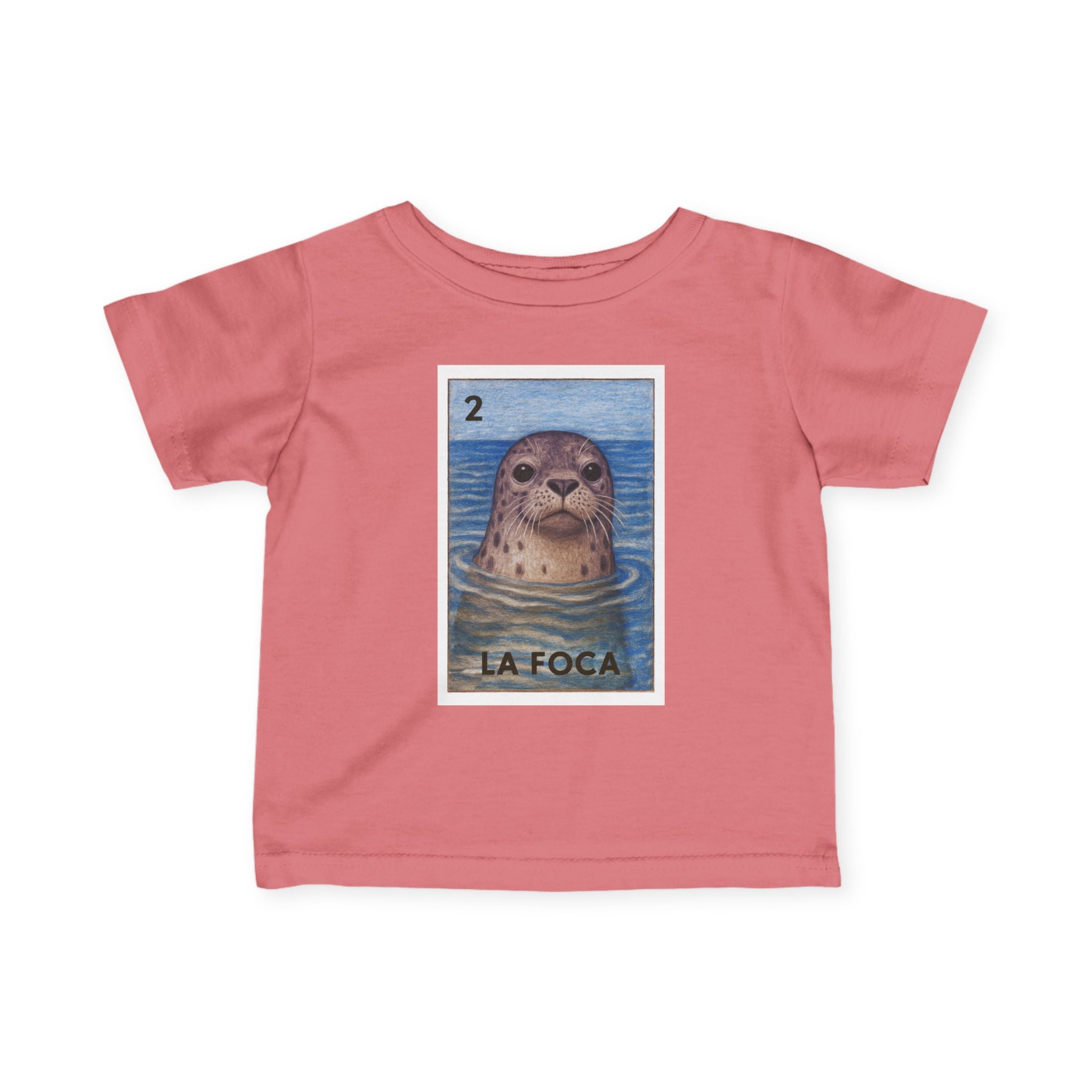 Seal Lotería - Infant 100% Cotton T-Shirt (La Foca)