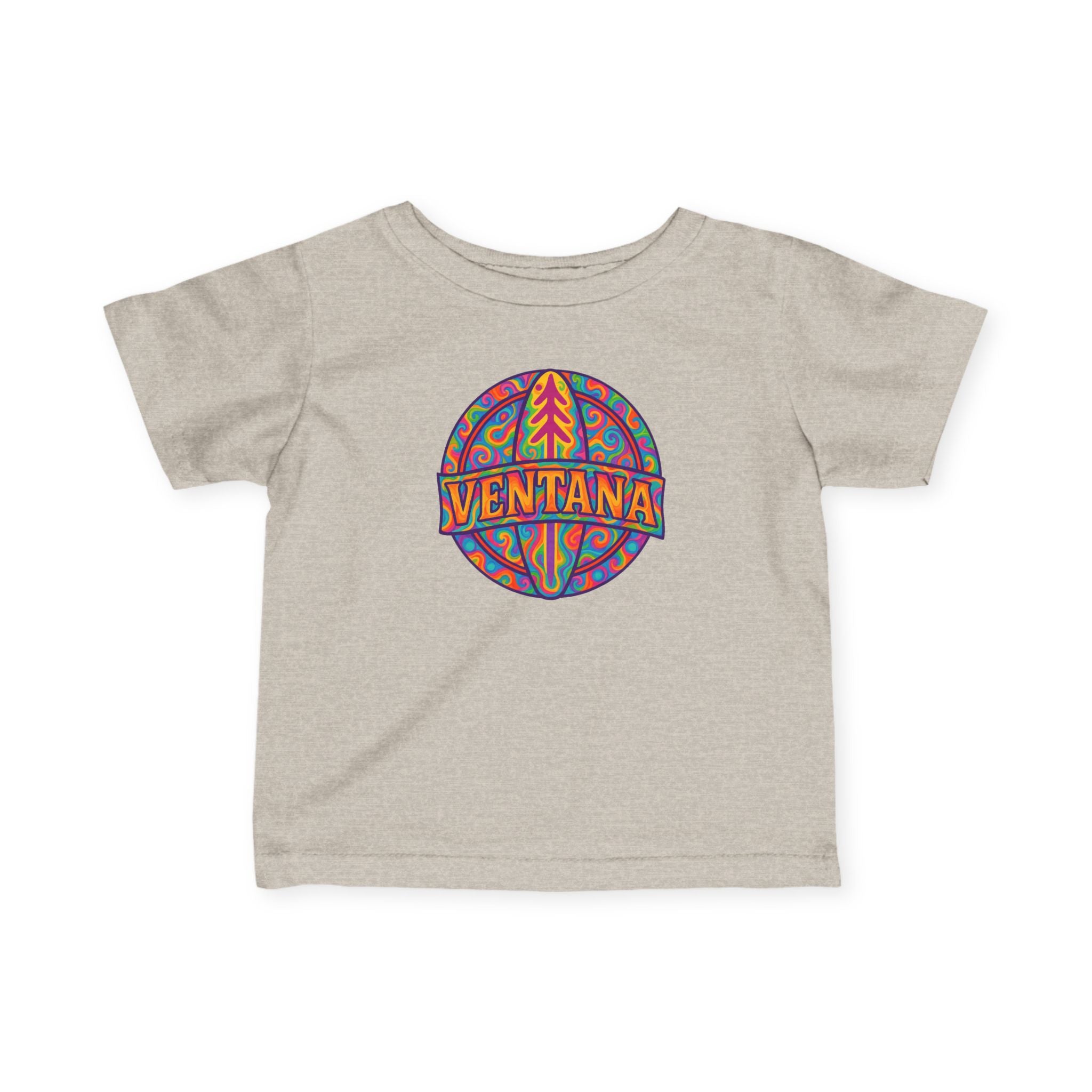 Ventana Psychedelic Treefish Logo - Infant 100% Cotton T-Shirt