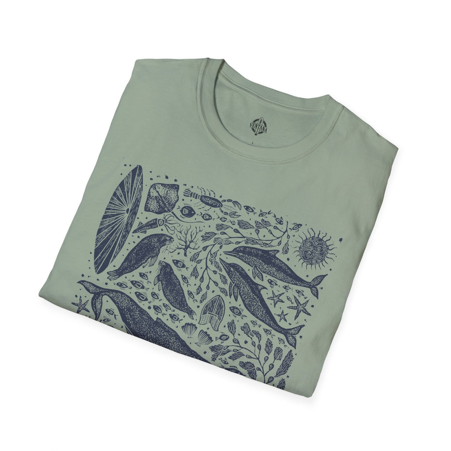 Ventana Marine Life by Lili Arnold Unisex - Soft Style U.S. Cotton T-Shirt