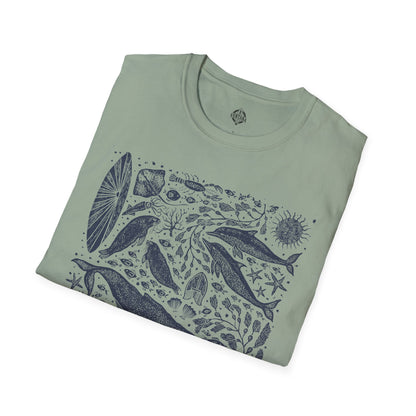Ventana Marine Life by Lili Arnold Unisex - Soft Style U.S. Cotton T-Shirt