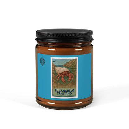 Hermit Crab Lotería - Scented Soy Candle (El Cangrejo Ermitaño)