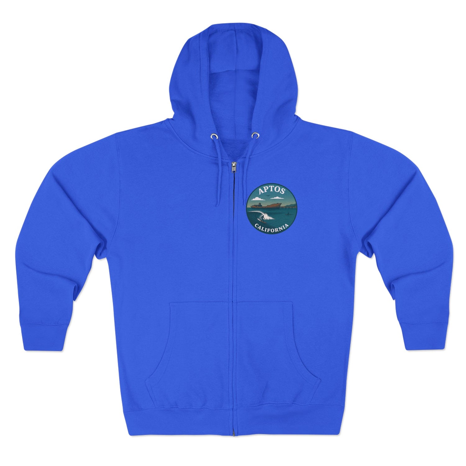 Aptos California Classic Unisex - Zip Cotton Blend Fleece Hoodie
