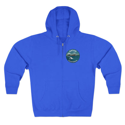Aptos California Classic Unisex - Zip Cotton Blend Fleece Hoodie