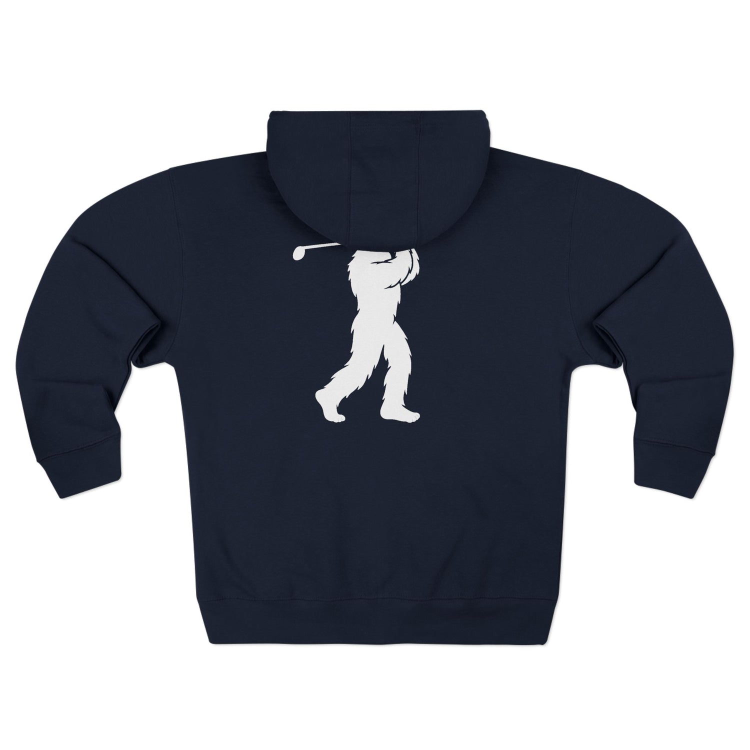 Ventana Golfsquatch Unisex - Zip Cotton Blend Fleece Hoodie