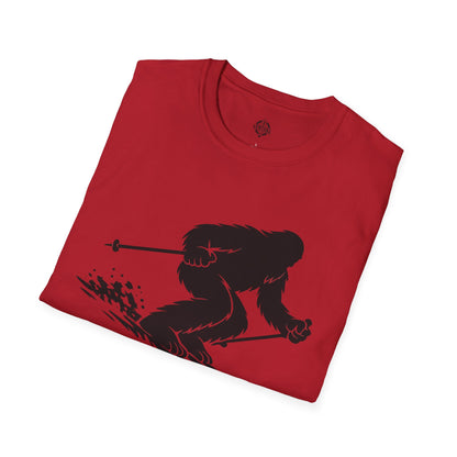 Ventana Shreddy Yeti Ski Unisex - U.S. Cotton T-Shirt