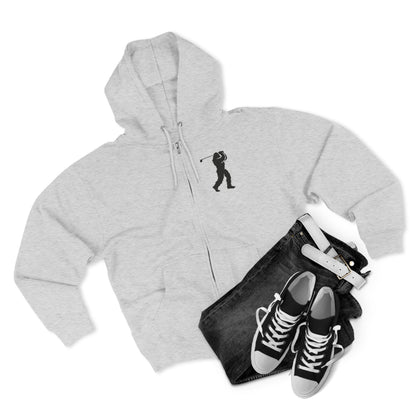 Ventana Golfsquatch Unisex - Zip Cotton Blend Fleece Hoodie