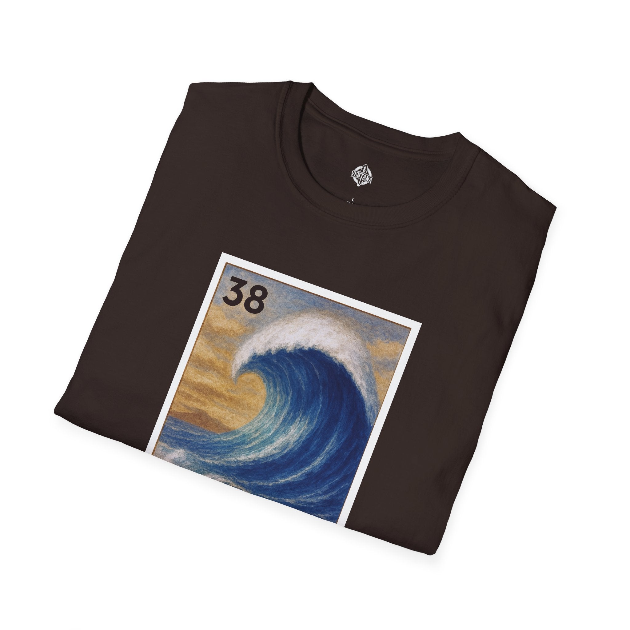 Wave Lotería Unisex - Soft Style U.S. Cotton T-Shirt (La Ola)