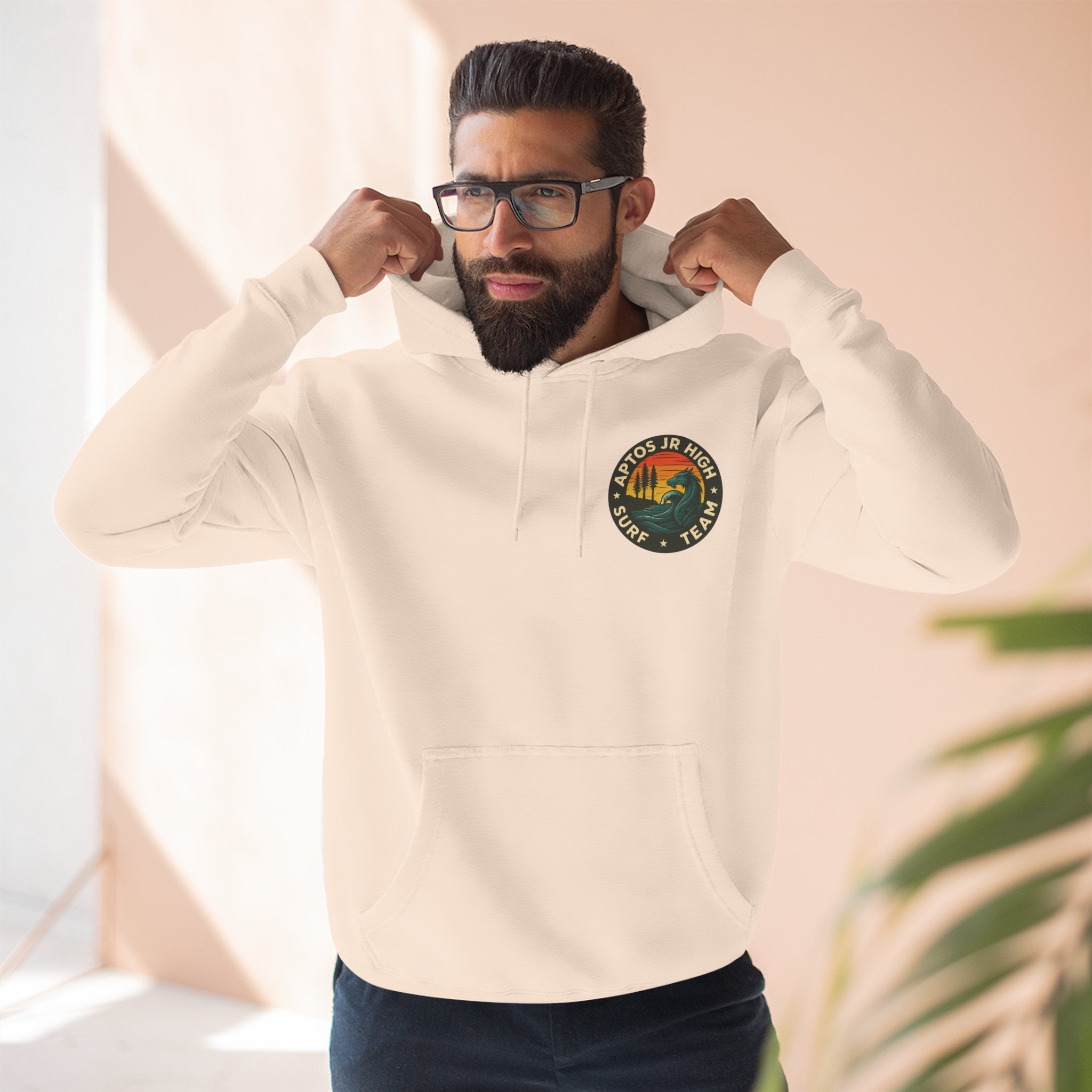 Aptos Junior High Surf Team Unisex - Pull-Over Cotton Blend Fleece Hoodie