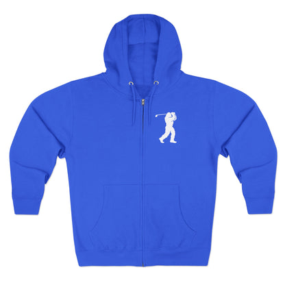 Ventana Golfsquatch Unisex - Zip Cotton Blend Fleece Hoodie