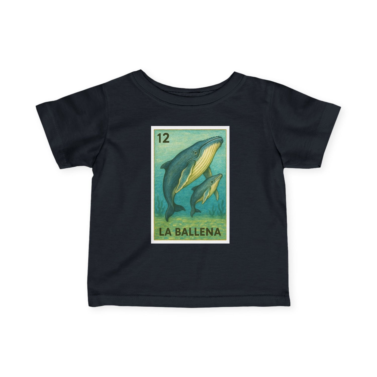 Whale Lotería - Infant 100% Cotton T-Shirt (La Ballena)