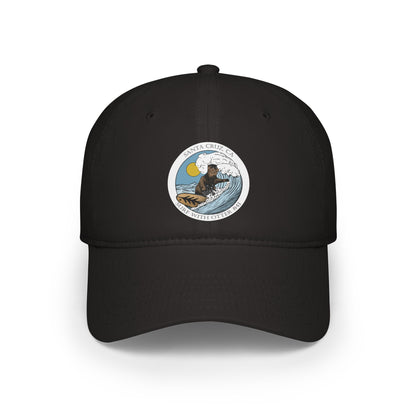 Surf with Otter 841 by Thiago Bianchini - 100% Cotton Baseball Cap