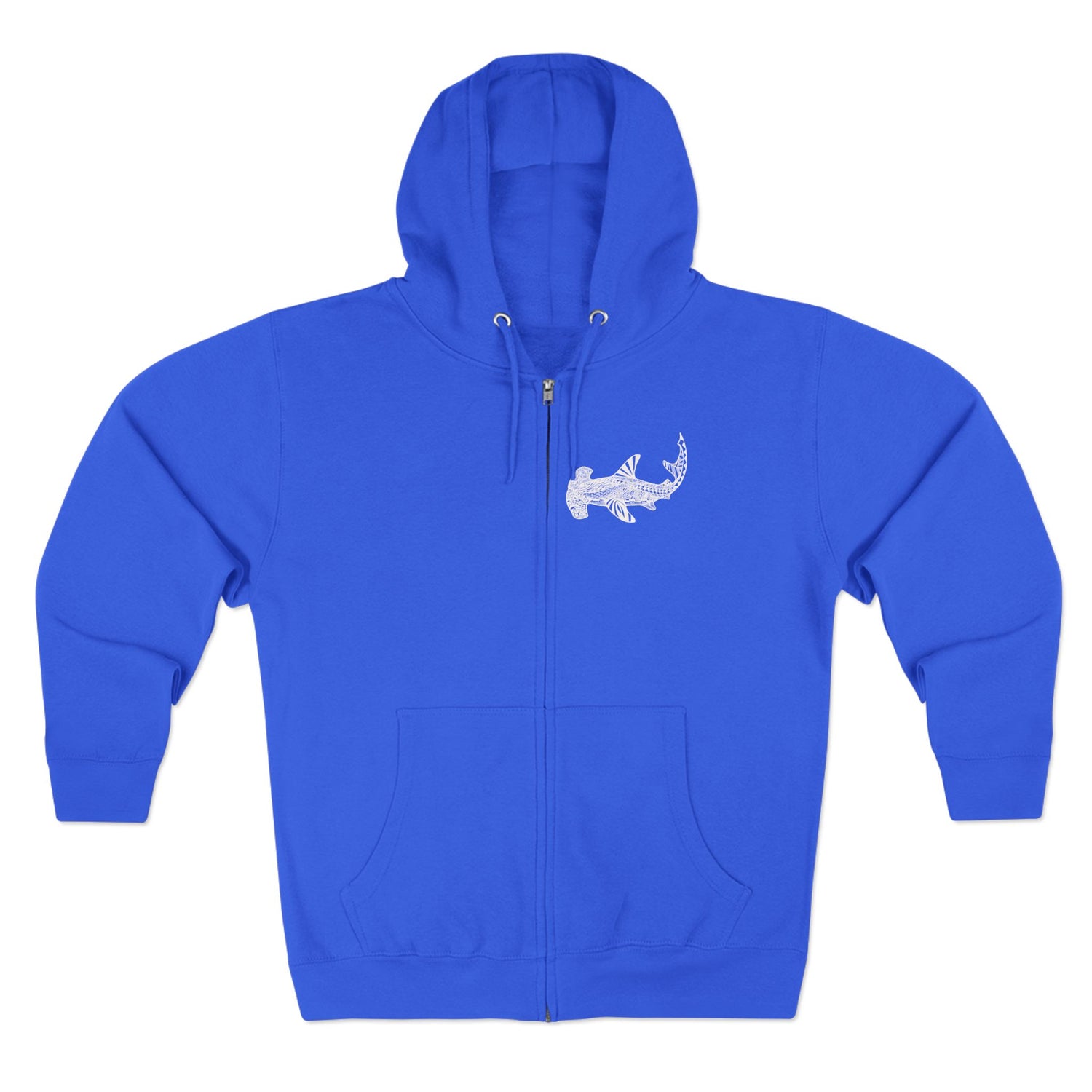 Ventangle Hammerhead Unisex - Zip Cotton Blend Fleece Hoodie