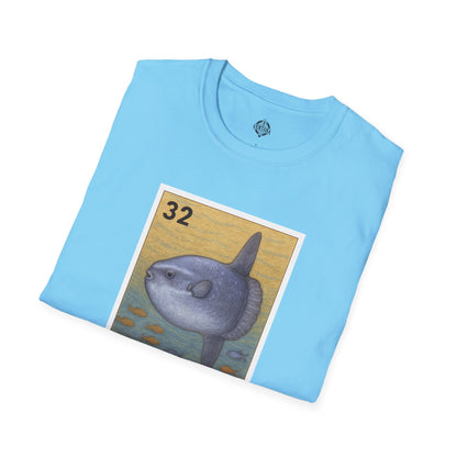 Sunfish Lotería Unisex - Soft Style U.S. Cotton T-Shirt (El Pez Luna)