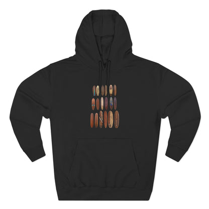 Ventana Wooden Surfboards Unisex - Pull-Over Cotton Blend Fleece Hoodie