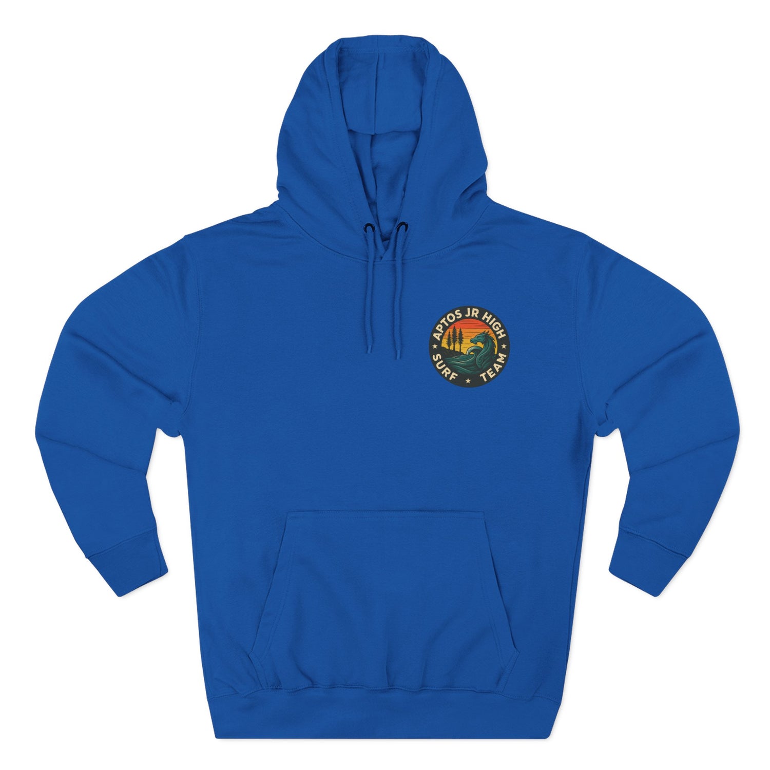 Aptos Junior High Surf Team Unisex - Pull-Over Cotton Blend Fleece Hoodie