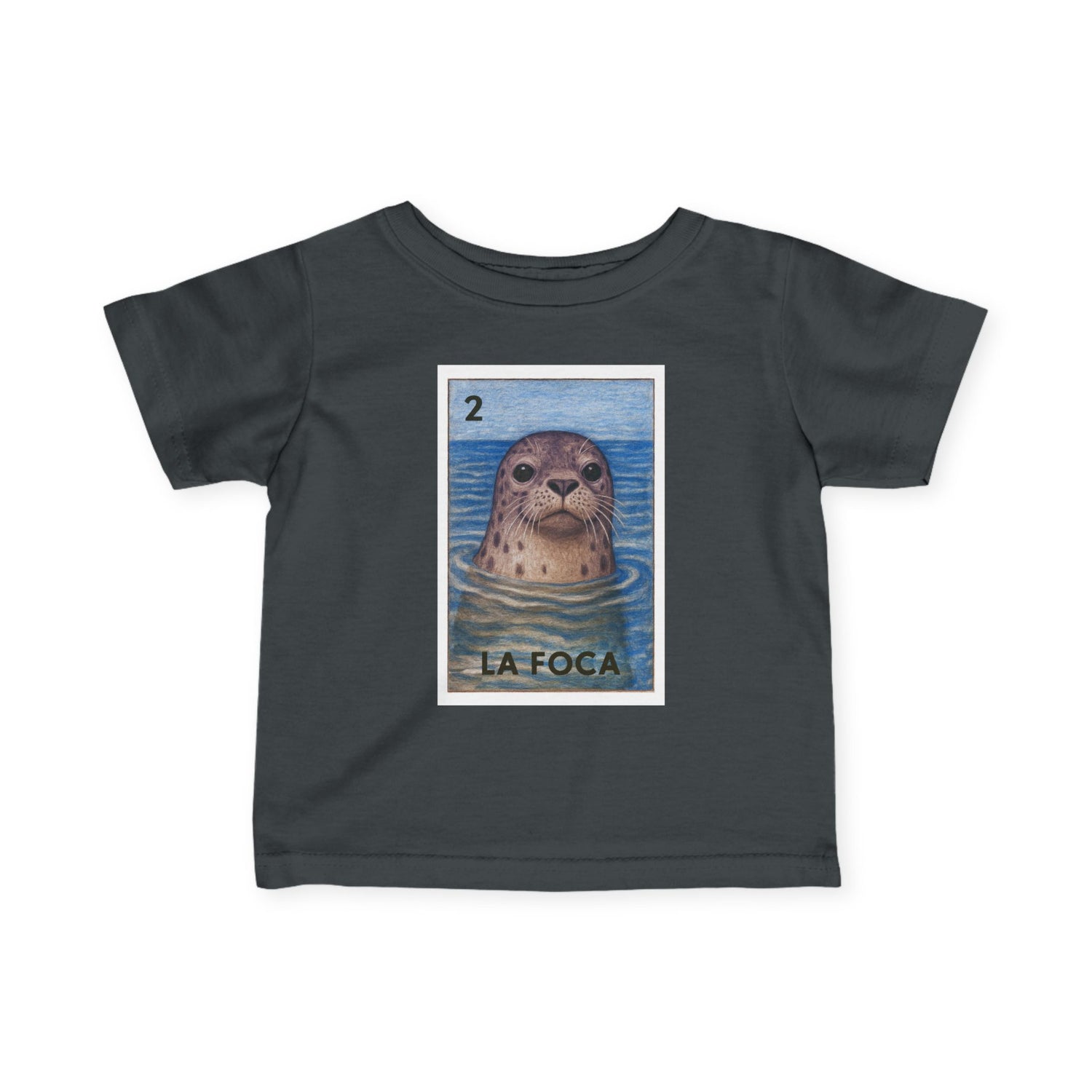Seal Lotería - Infant 100% Cotton T-Shirt (La Foca)