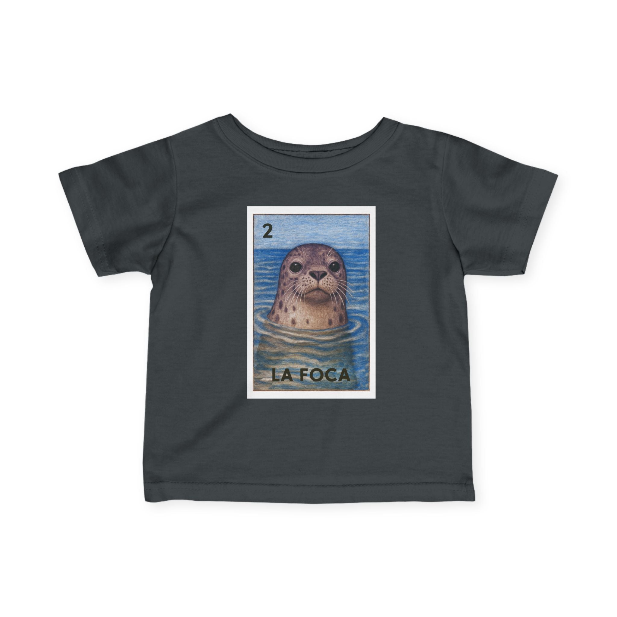 Seal Lotería - Infant 100% Cotton T-Shirt (La Foca)