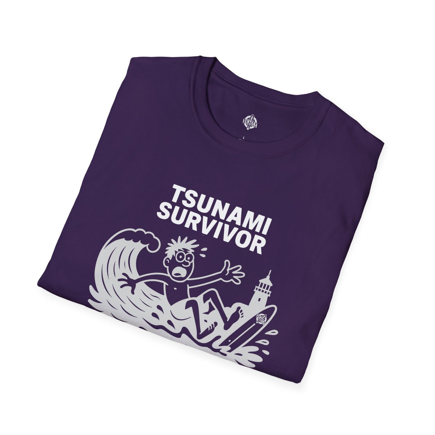 Tsunami Survivor Unisex - Soft Style U.S. Cotton T-Shirt