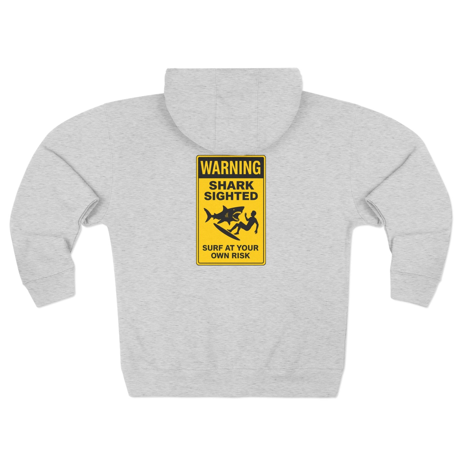Shark Sighted Unisex - Zip Cotton Blend Fleece Hoodie