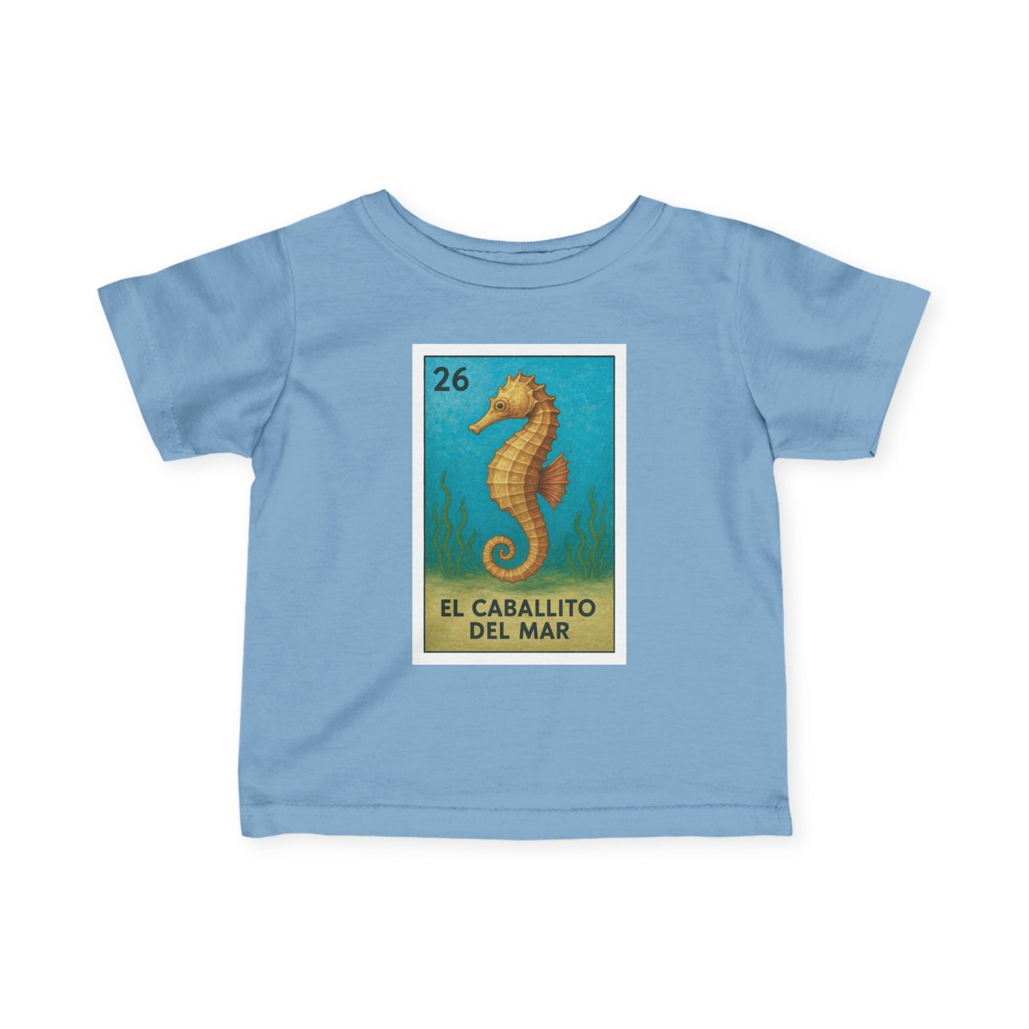 Seahorse Lotería - Infant 100% Cotton T-Shirt (La Orca)