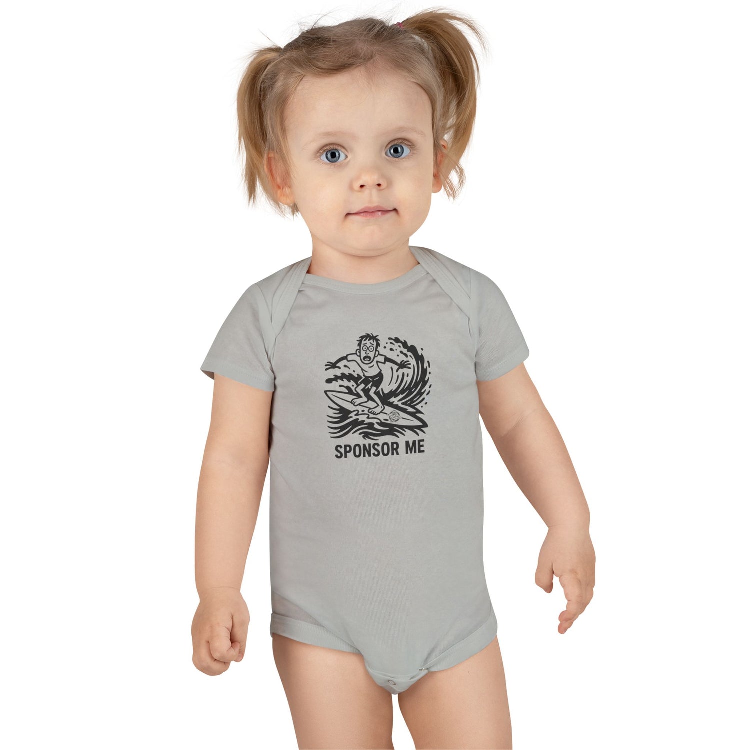 Sponsor Me - Baby Short Sleeve 100% Cotton Onesie