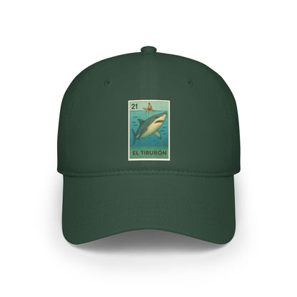 Shark Lotería Unisex - 100% Cotton Baseball Cap (El Tiburón)