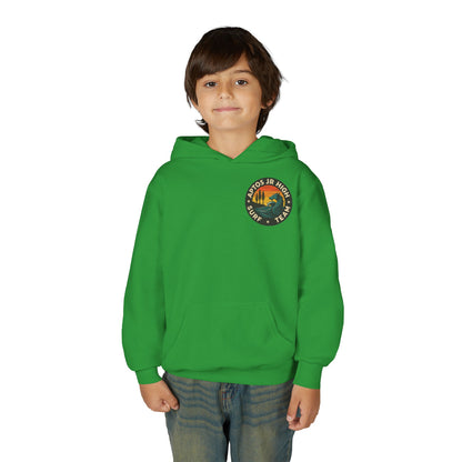 Aptos Jr High Surf Team Youth Pull-Over Hoodie - Heavy Blend Sweatshirt