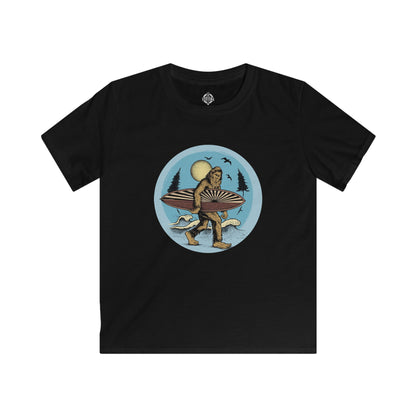 Ventana Sufsquatch by Thiago Bianchini Kids - Soft Style U.S. Cotton T-Shirt