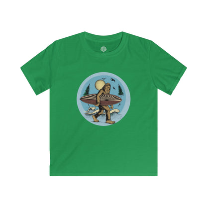Ventana Sufsquatch by Thiago Bianchini Kids - Soft Style U.S. Cotton T-Shirt
