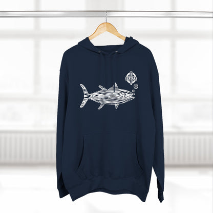 Ventana Wooden Tuna Unisex - Pull-Over Cotton Blend Fleece Hoodie