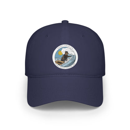 Surf with Otter 841 by Thiago Bianchini - 100% Cotton Baseball Cap