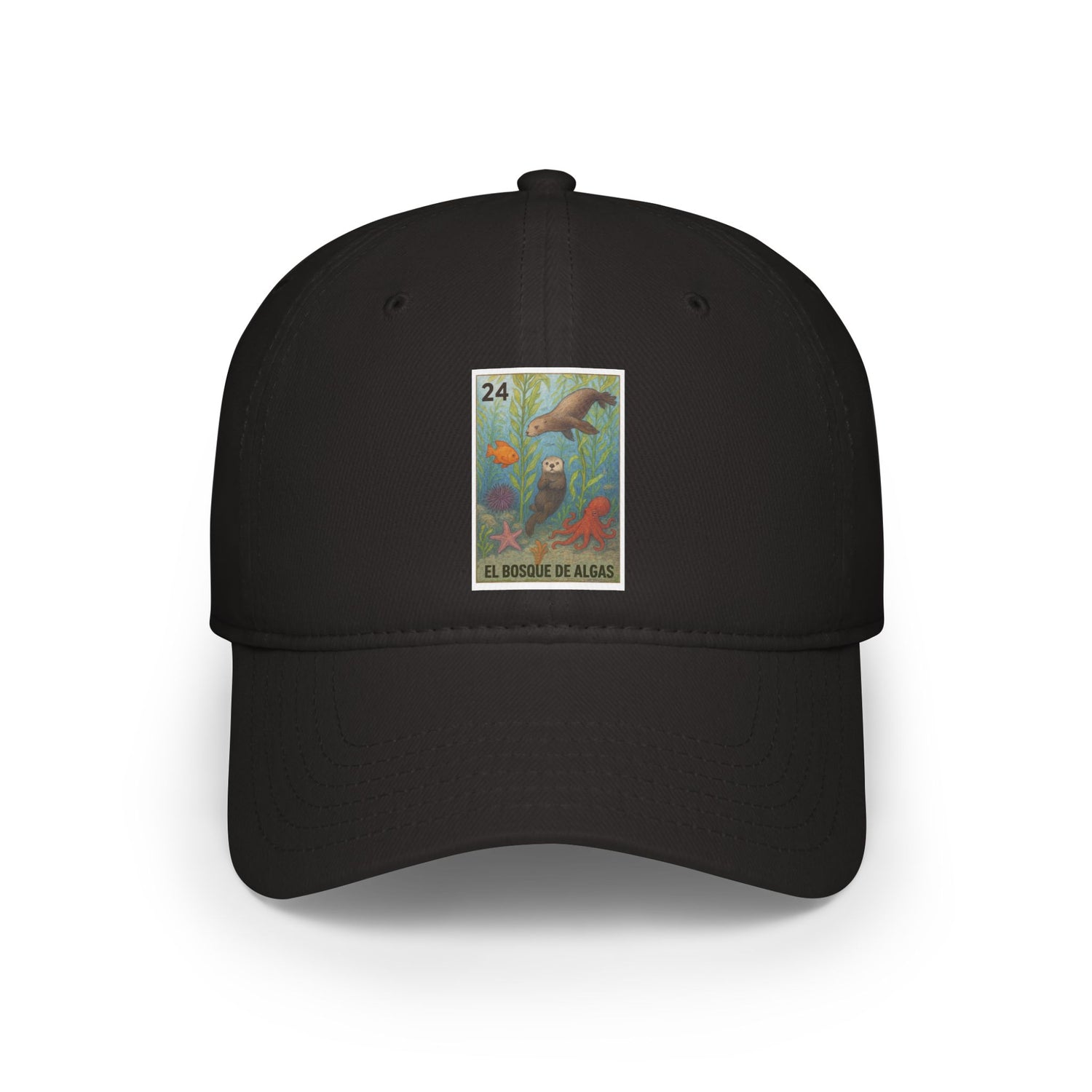 Kelp Forest Lotería Unisex - 100% Cotton Baseball Cap (El Bosque de Algas)
