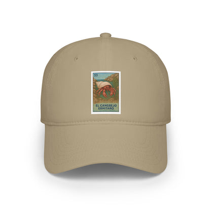 Hermit Crab Lotería Unisex - 100% Cotton Baseball Cap (El Cangrejo Ermitaño)