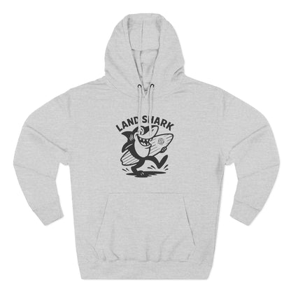 Land Shark Unisex - Pull-Over Cotton Blend Fleece Hoodie