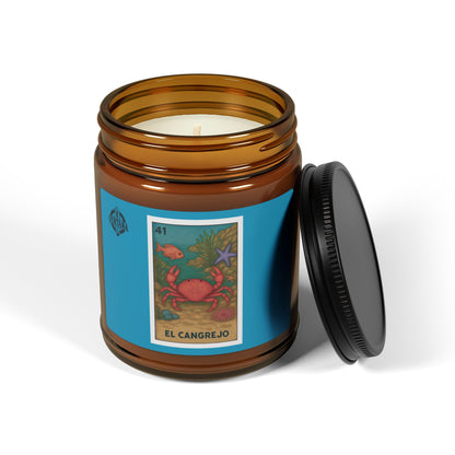 Crab Lotería - Scented Soy Candle (El Cangrejo)
