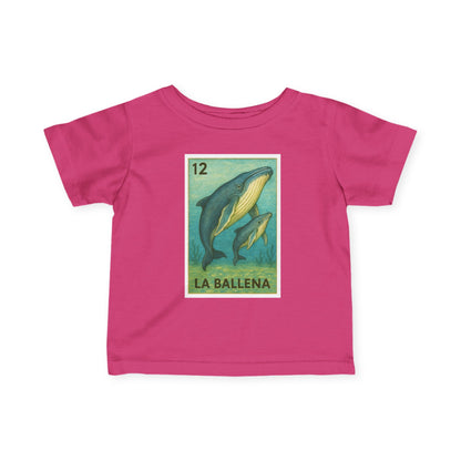 Whale Lotería - Infant 100% Cotton T-Shirt (La Ballena)