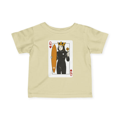 Queen of Hearts Surfer - Infant 100% Cotton T-Shirt