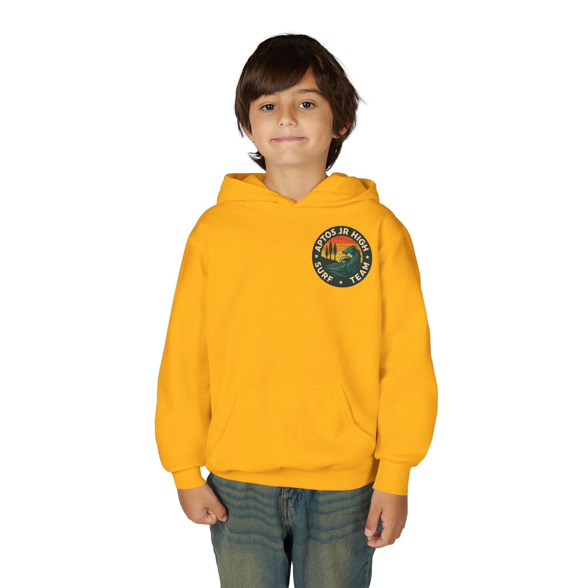 Aptos Jr High Surf Team Youth Pull-Over Hoodie - Heavy Blend Sweatshirt