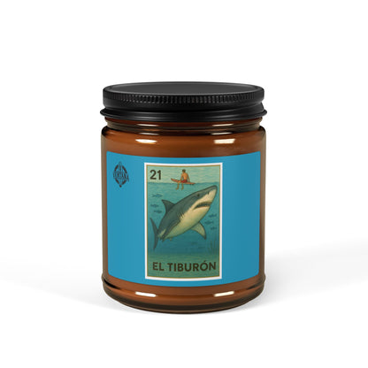 Shark Lotería - Scented Soy Candle (El Tiburón)