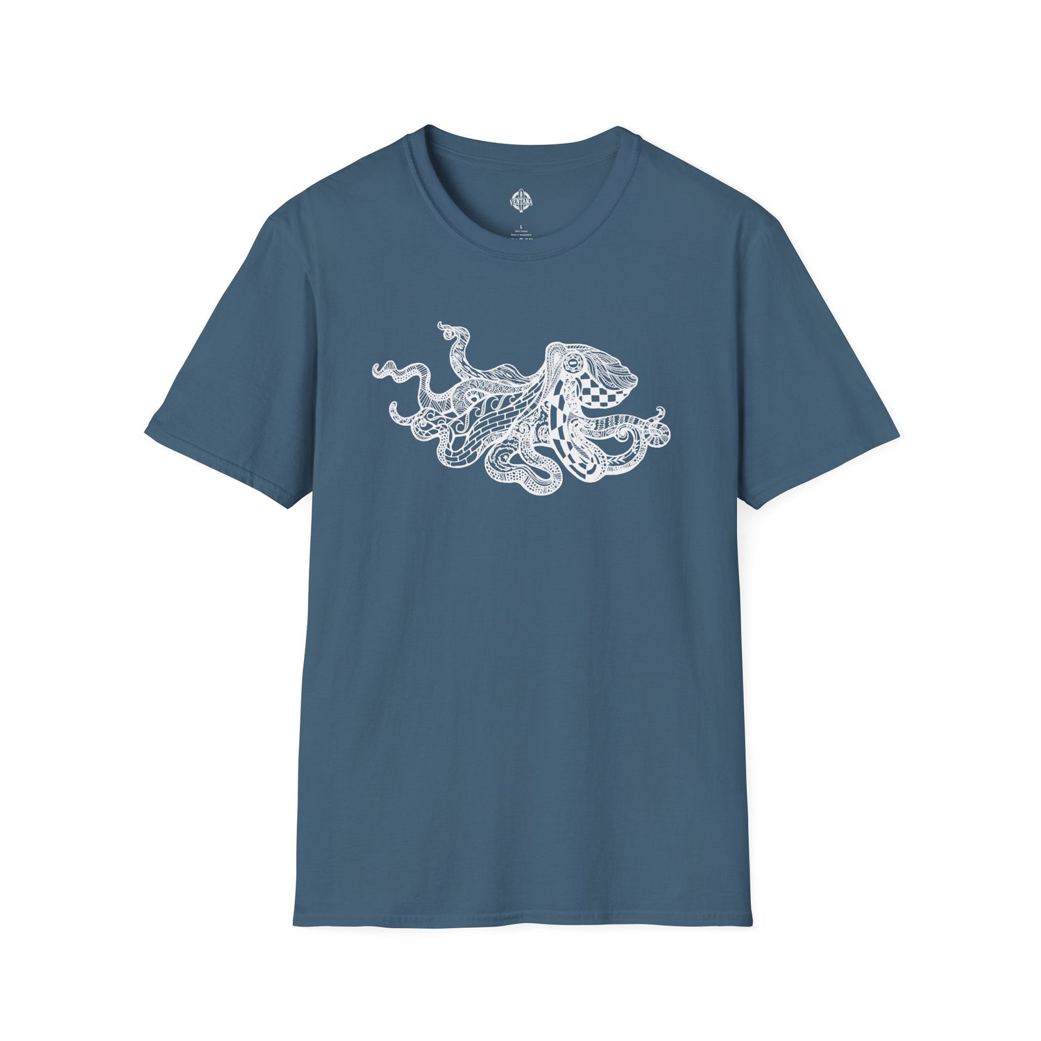 Ventangle Octopus Unisex - Soft Style U.S. Cotton T-Shirt