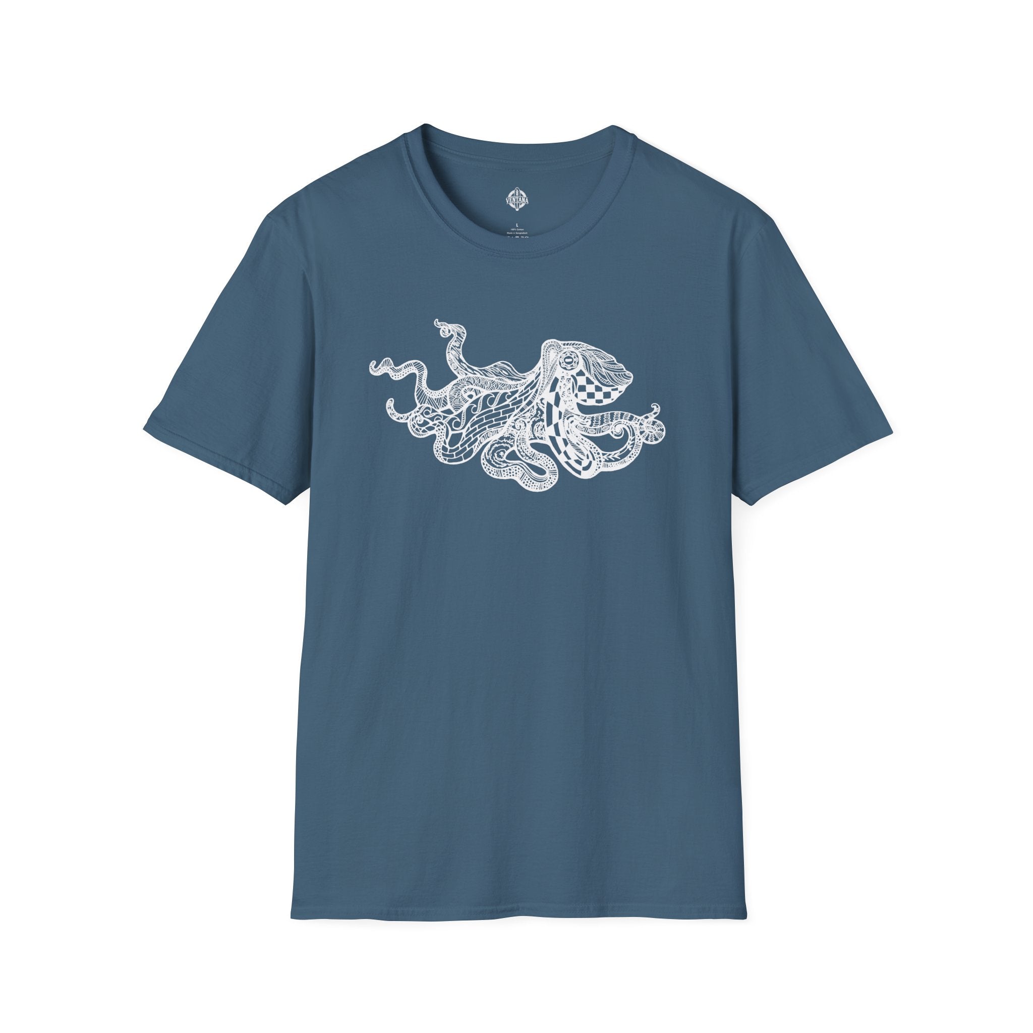 Ventangle Octopus Unisex - Soft Style U.S. Cotton T-Shirt