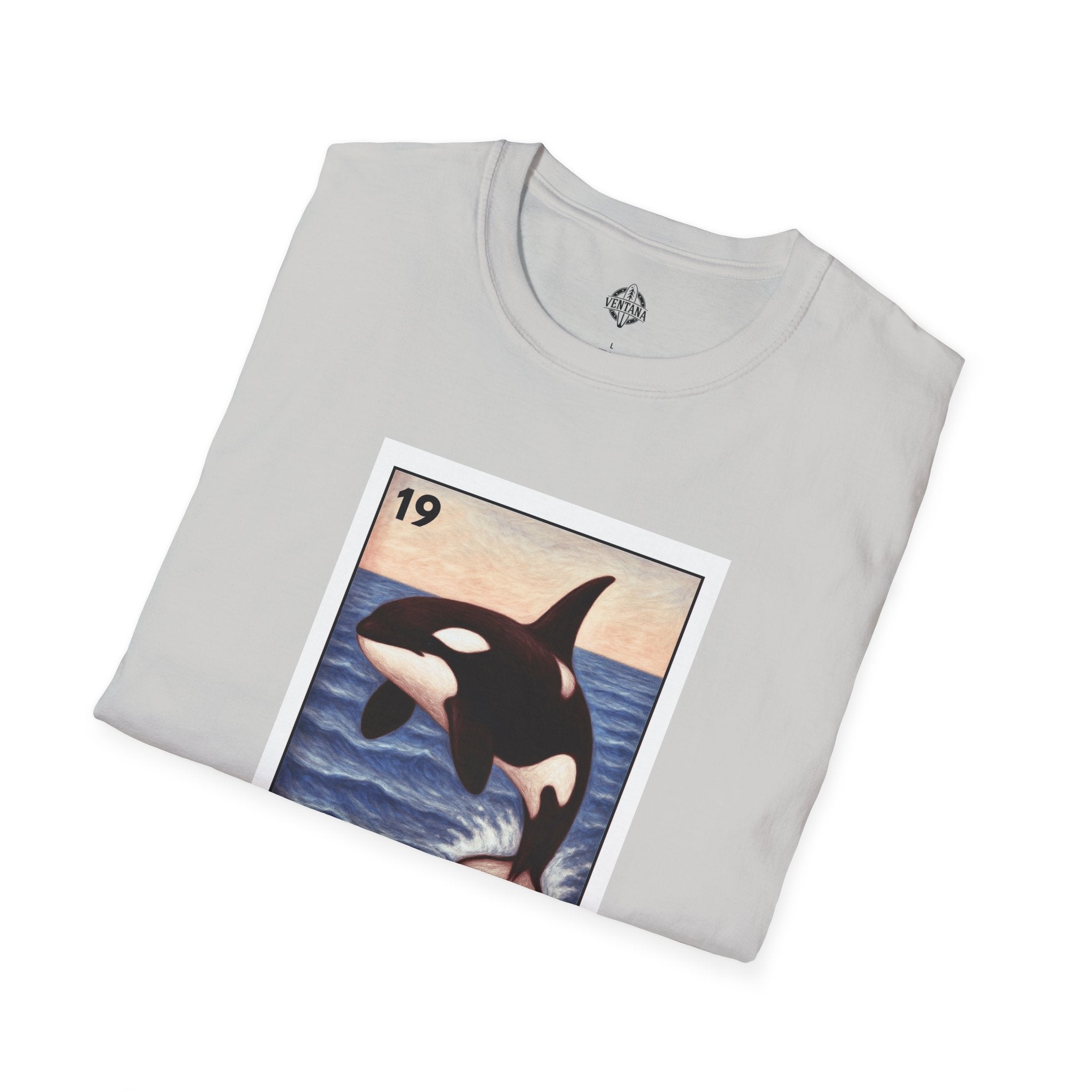 Orca Lotería Unisex - Soft Style U.S. Cotton T-Shirt (La Orca)