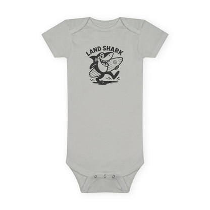 Land Shark - Baby Short Sleeve 100% Cotton Onesie